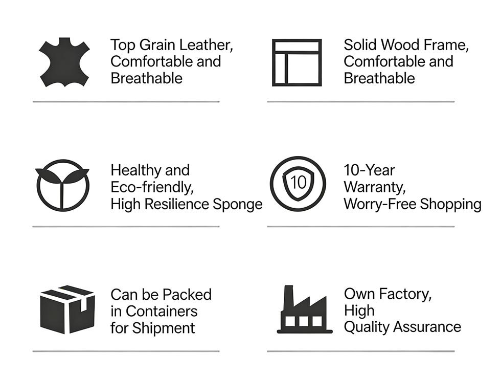 Minimalist Italian Leather Upholstered Bed