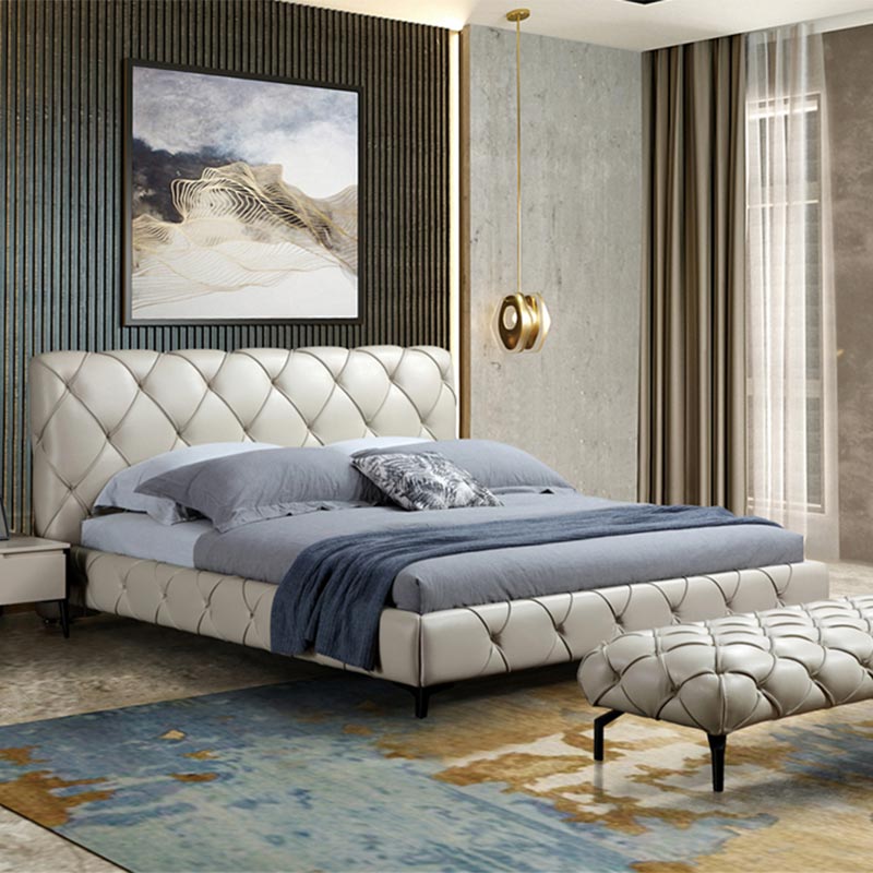 Modern Leather Bed